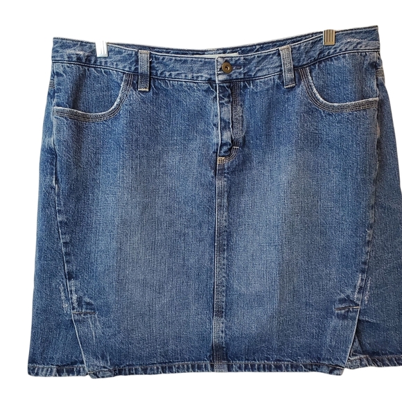 🎆Tommy Hilfiger Classic Blue Plus Size Skirt Size 18 - Picture 3 of 4